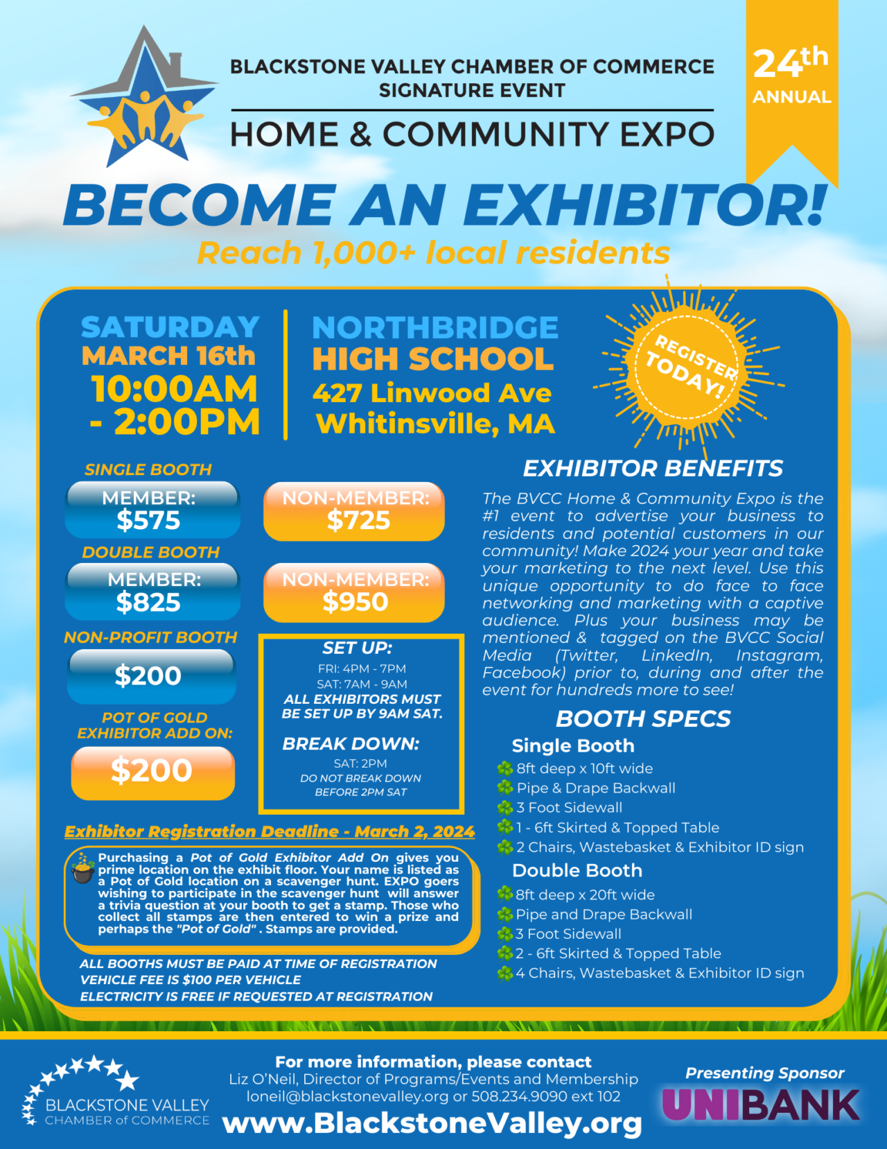 2024 Home & Community Expo Blackstone Valley Chamber of Commerce